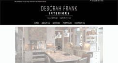 Desktop Screenshot of deborahfrankinteriors.com